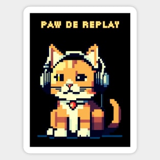 pixel kitty Magnet